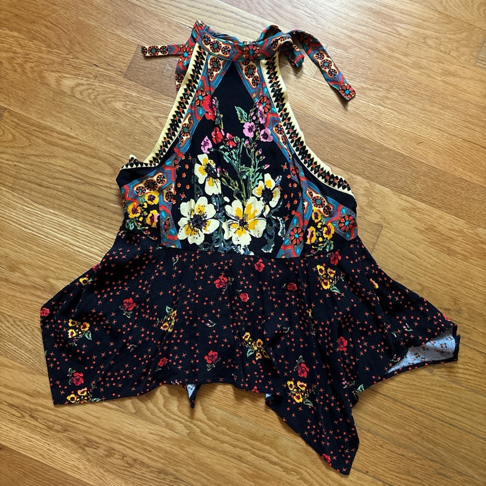 **SOLD** Free People Floral Halter Top